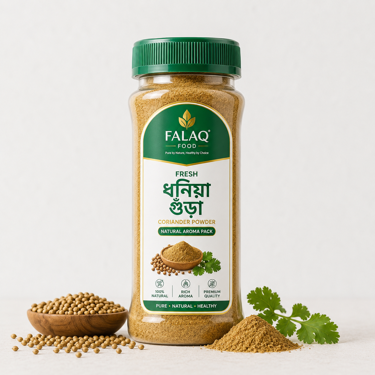 Fresh ধনিয়া গুঁড়া Natural Aroma Pack | Falaq Food